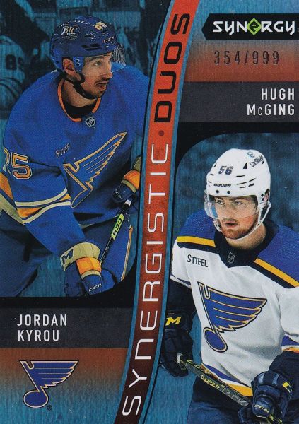 insert karta KYROU/McGING 23-24 Synergy Synergistic Duos Star-Rookie /999